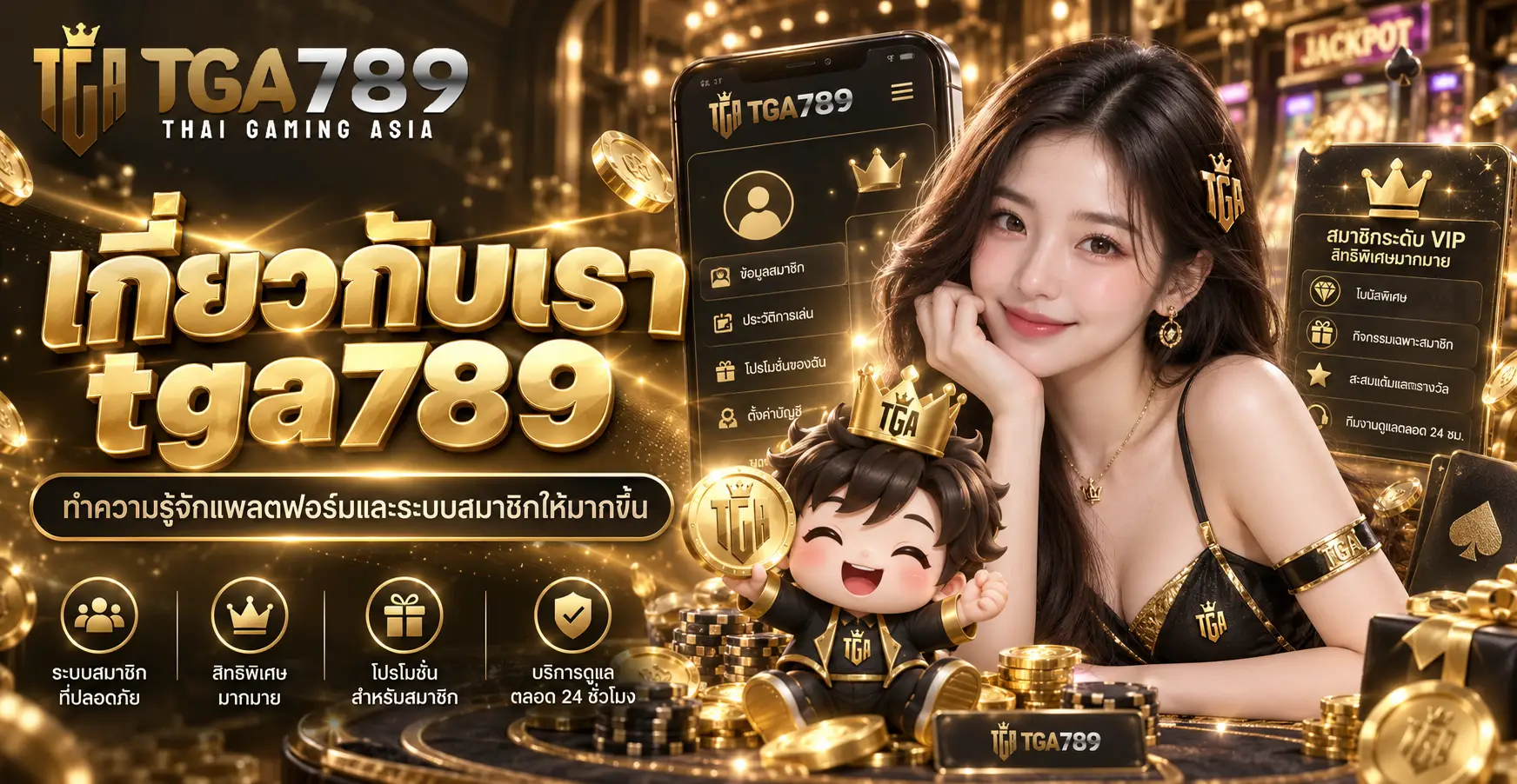 เกี่ยวกับเรา tga789 ทำความรู้จักแพลตฟอร์มและระบบสมาชิกให้มากขึ้น